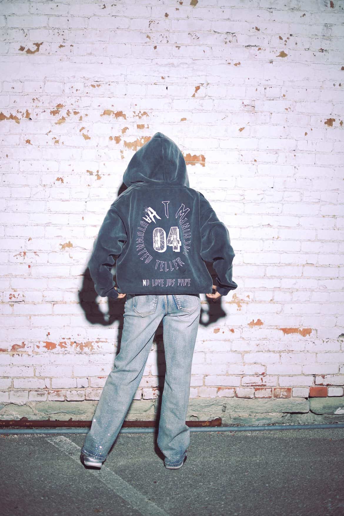 Grey (black ) 04TF “23” Hoodie