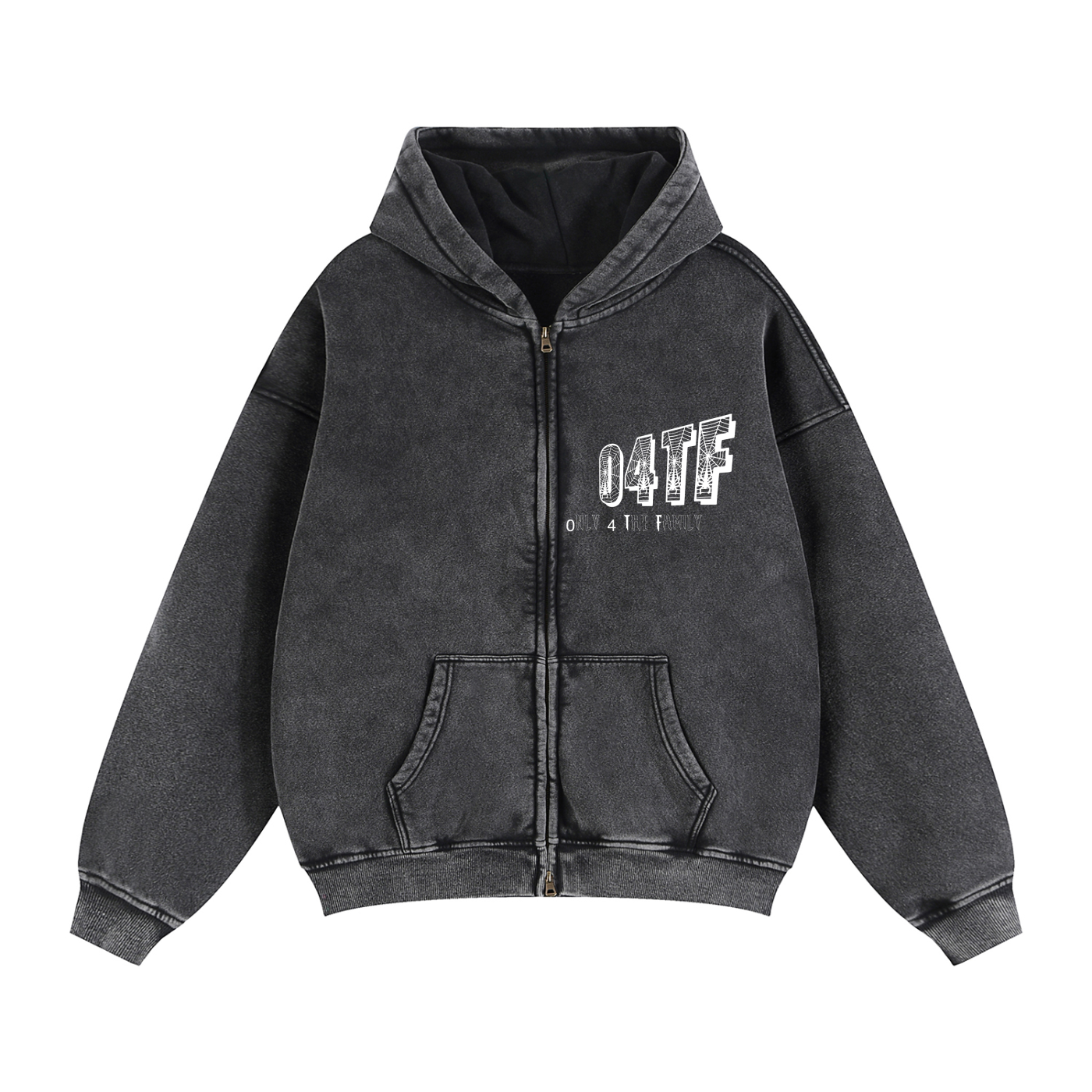 Grey (black ) 04TF “23” Hoodie