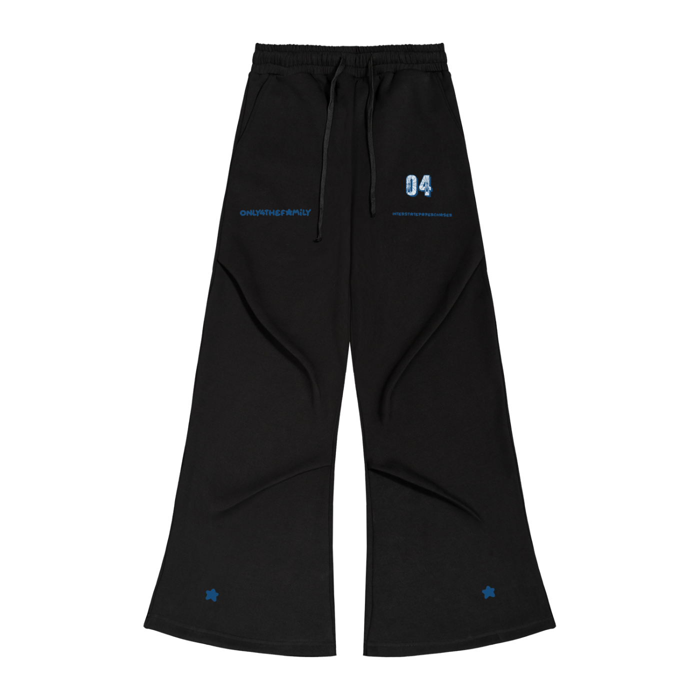 "Black" and Blue 04TF "26" Tracksuit Sweatpants