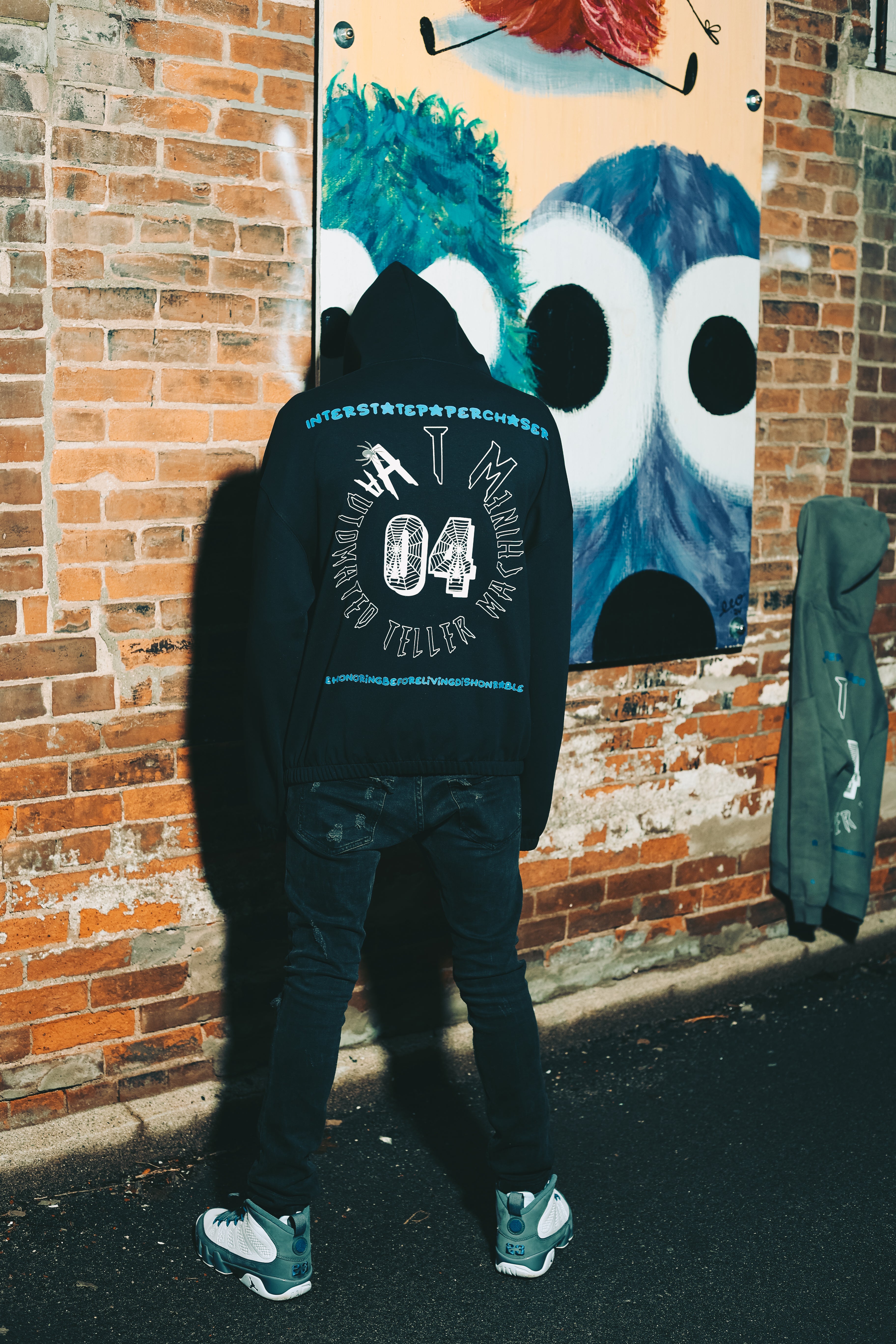 "Black" and Blue 04TF "26" Tracksuit Hoodie