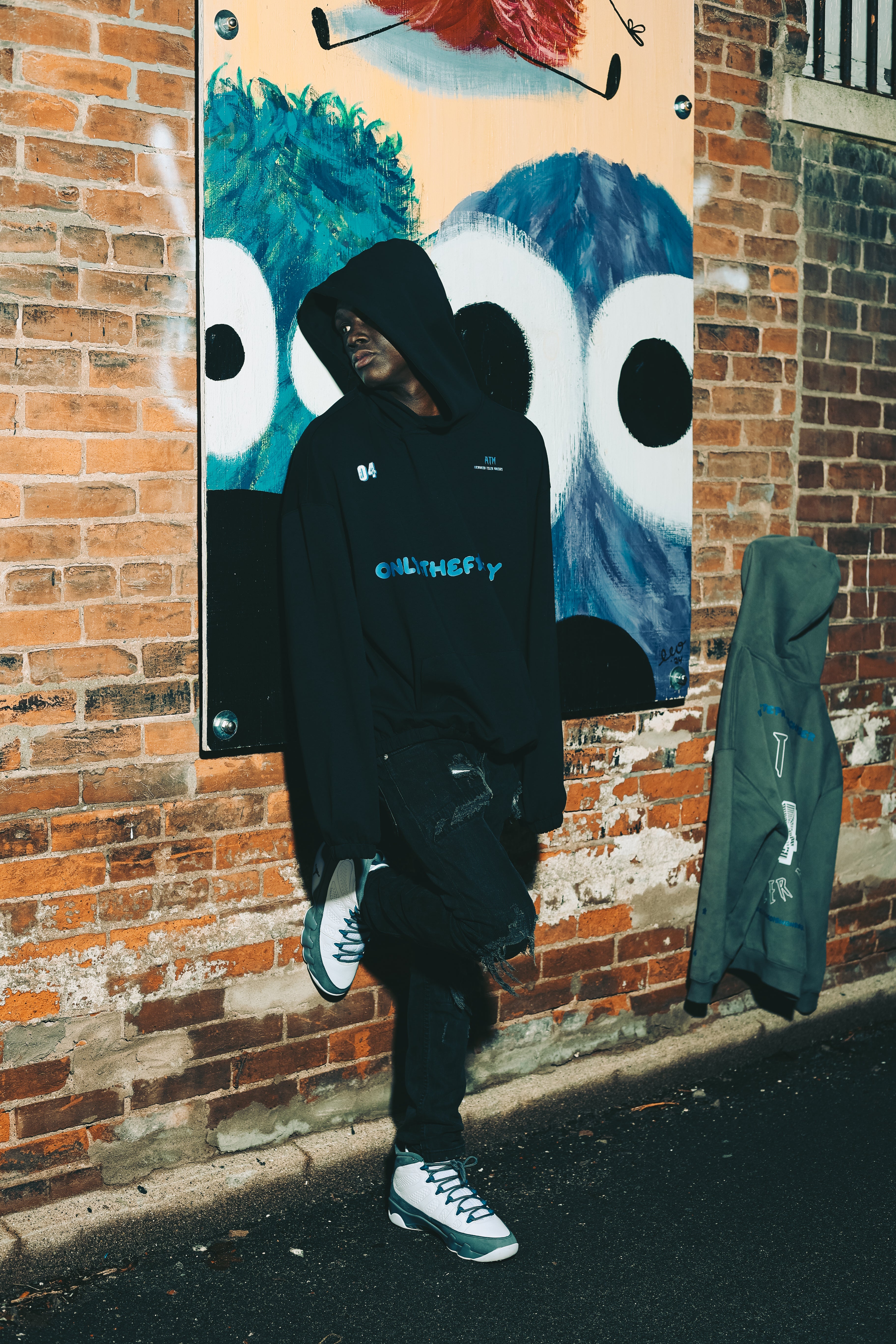 "Black" and Blue 04TF "26" Tracksuit Hoodie