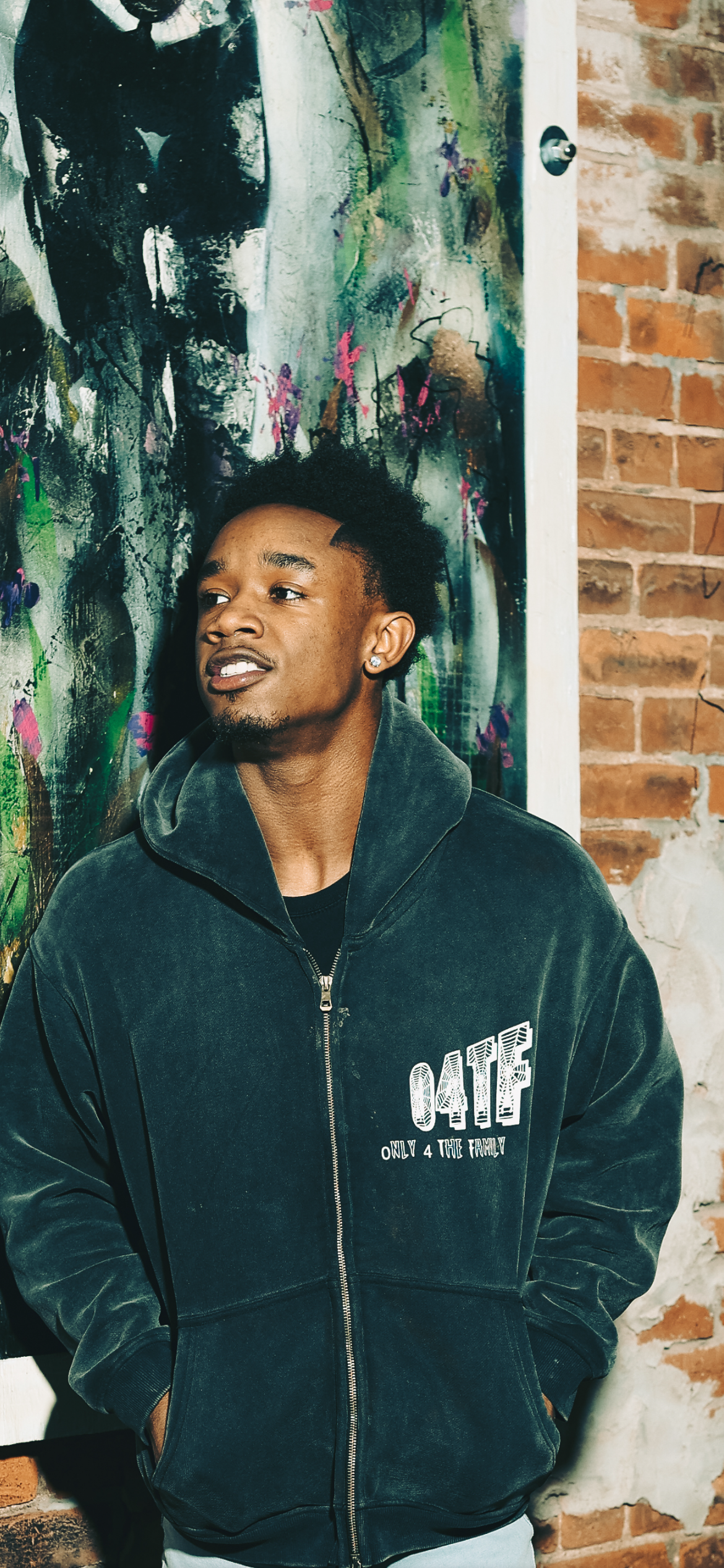 Grey (black ) 04TF “23” Hoodie