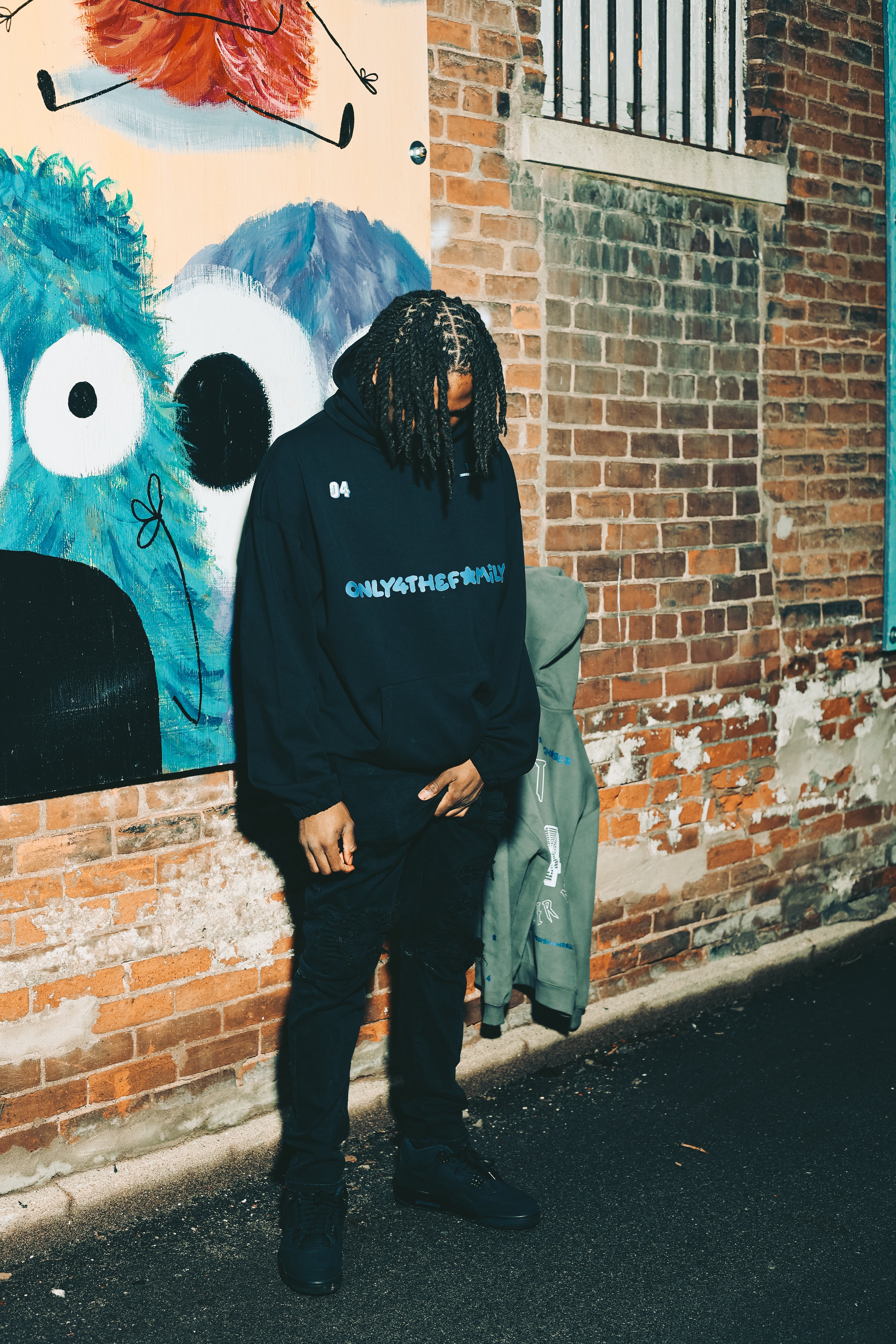 "Black" and Blue 04TF "26" Tracksuit Hoodie